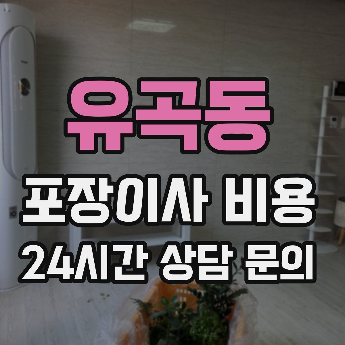 유곡동 포장이사 비용