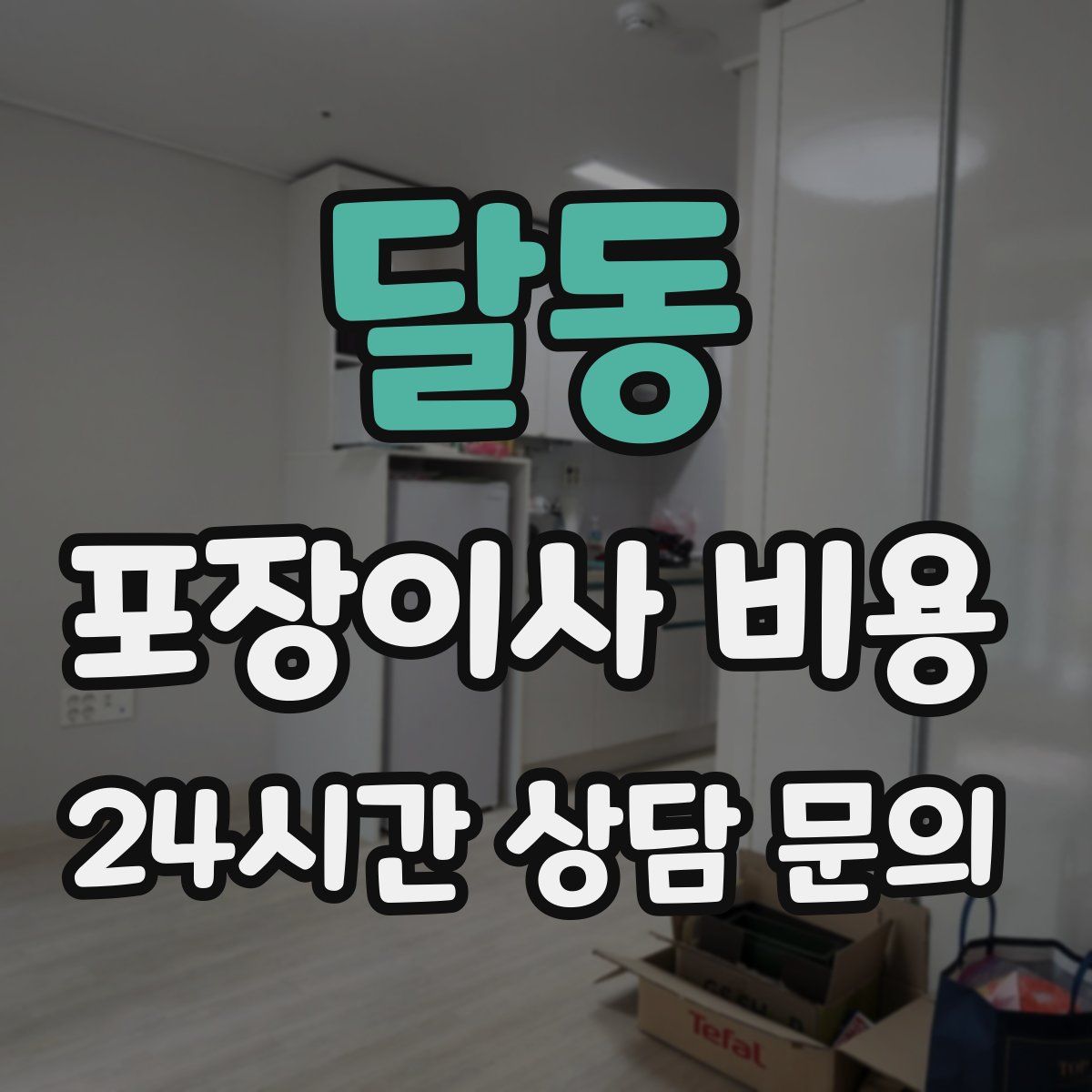 달동 포장이사 비용