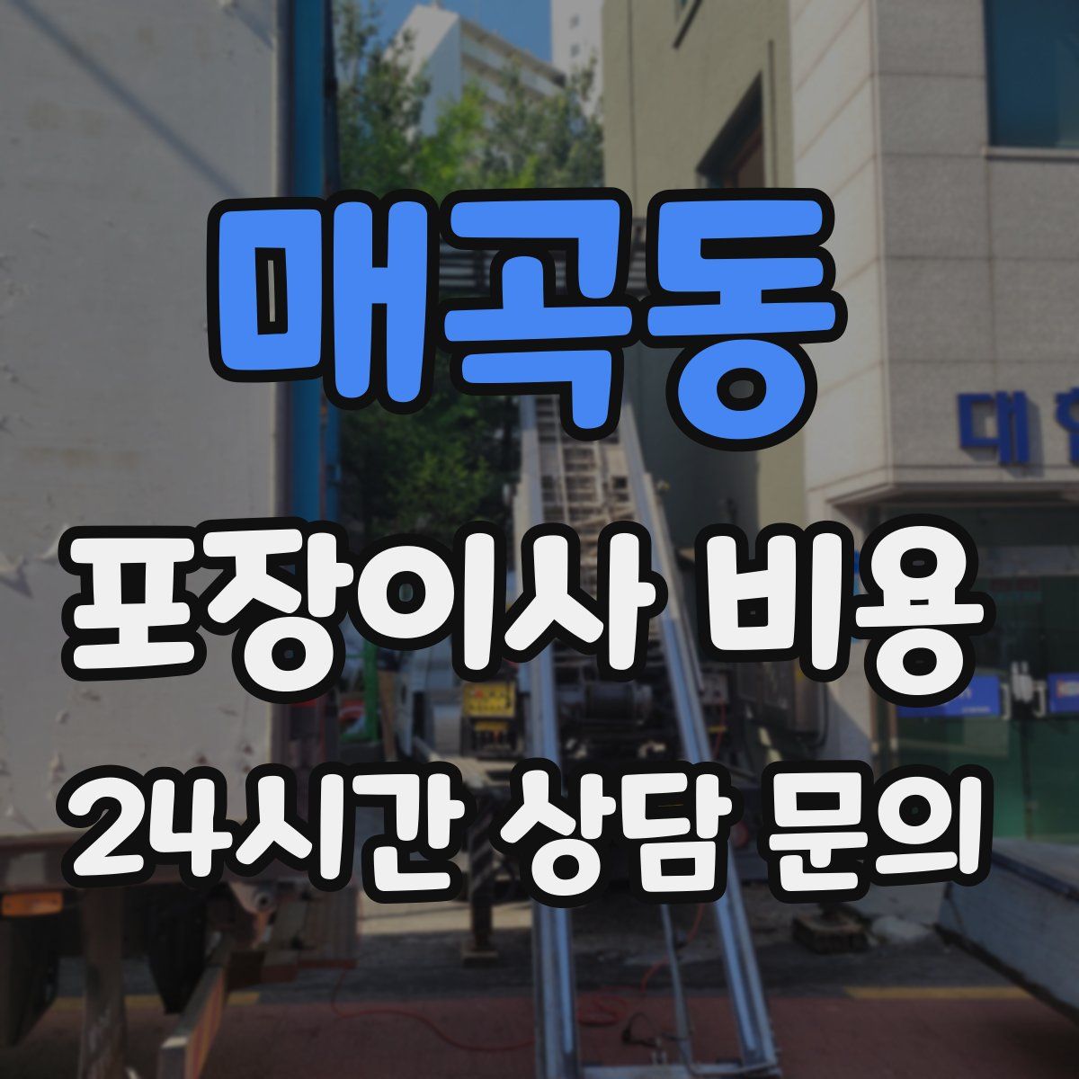 매곡동 포장이사 비용