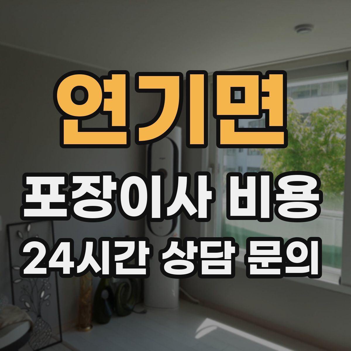 연기면 포장이사 비용