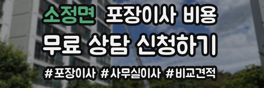 소정면 포장이사 비용