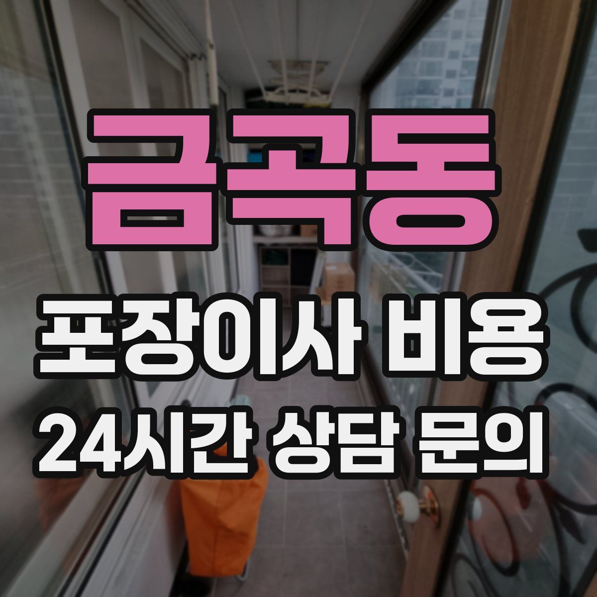 금곡동 포장이사 비용