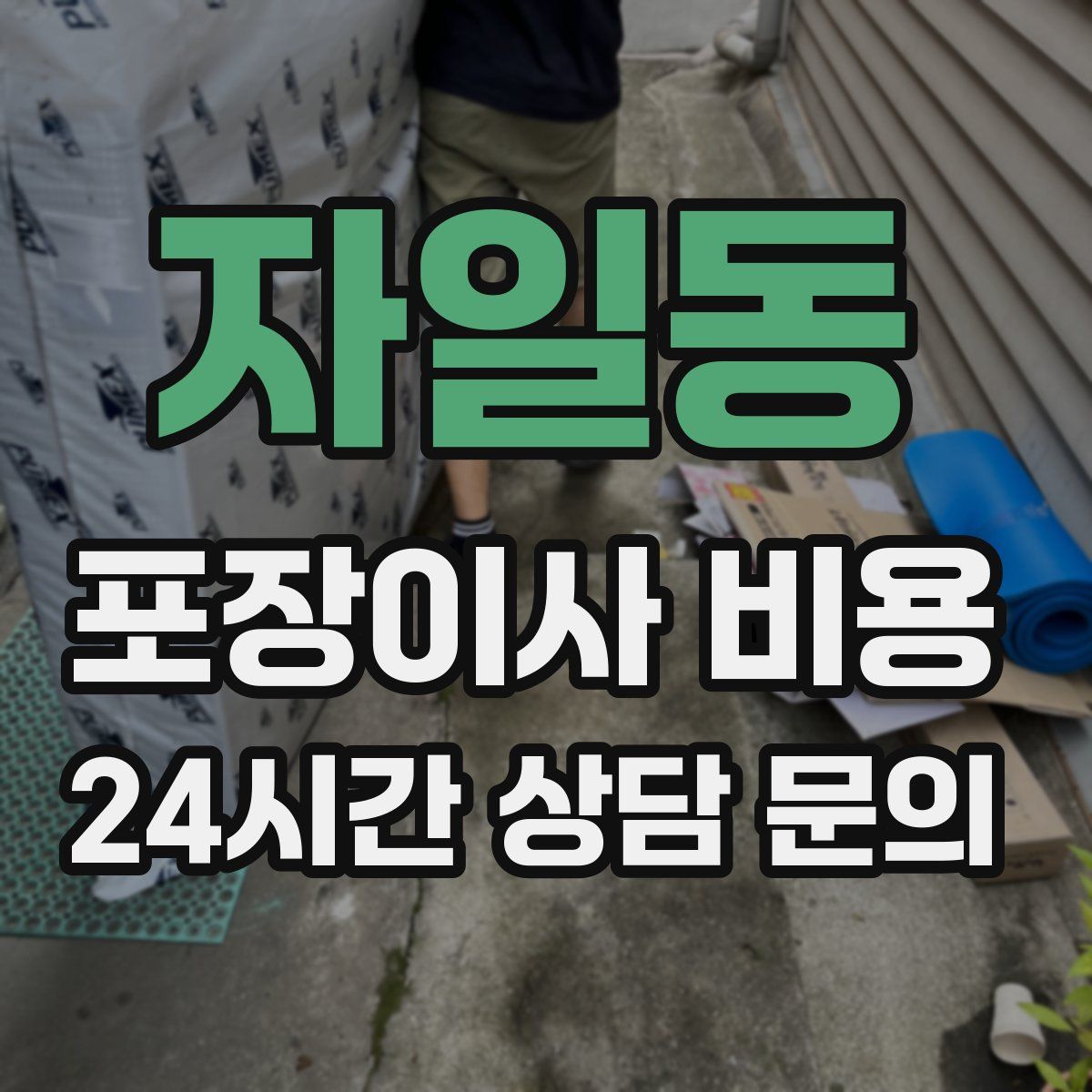 자일동 포장이사 비용