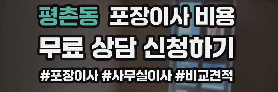 평촌동 포장이사 비용