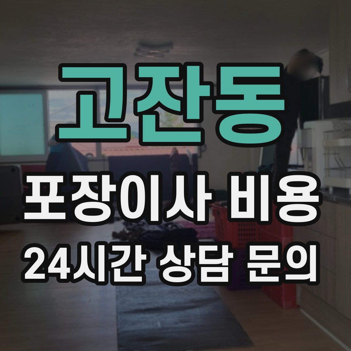 고잔동 포장이사 비용