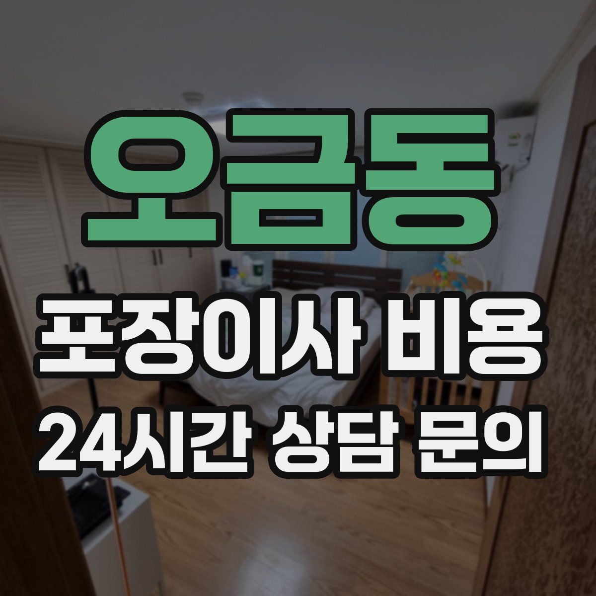 오금동 포장이사 비용