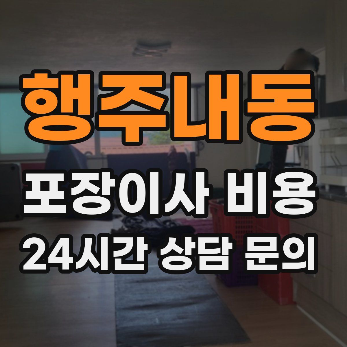 행주내동 포장이사 비용