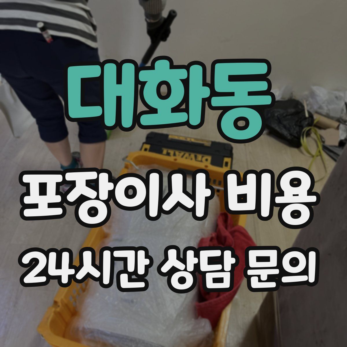 대화동 포장이사 비용