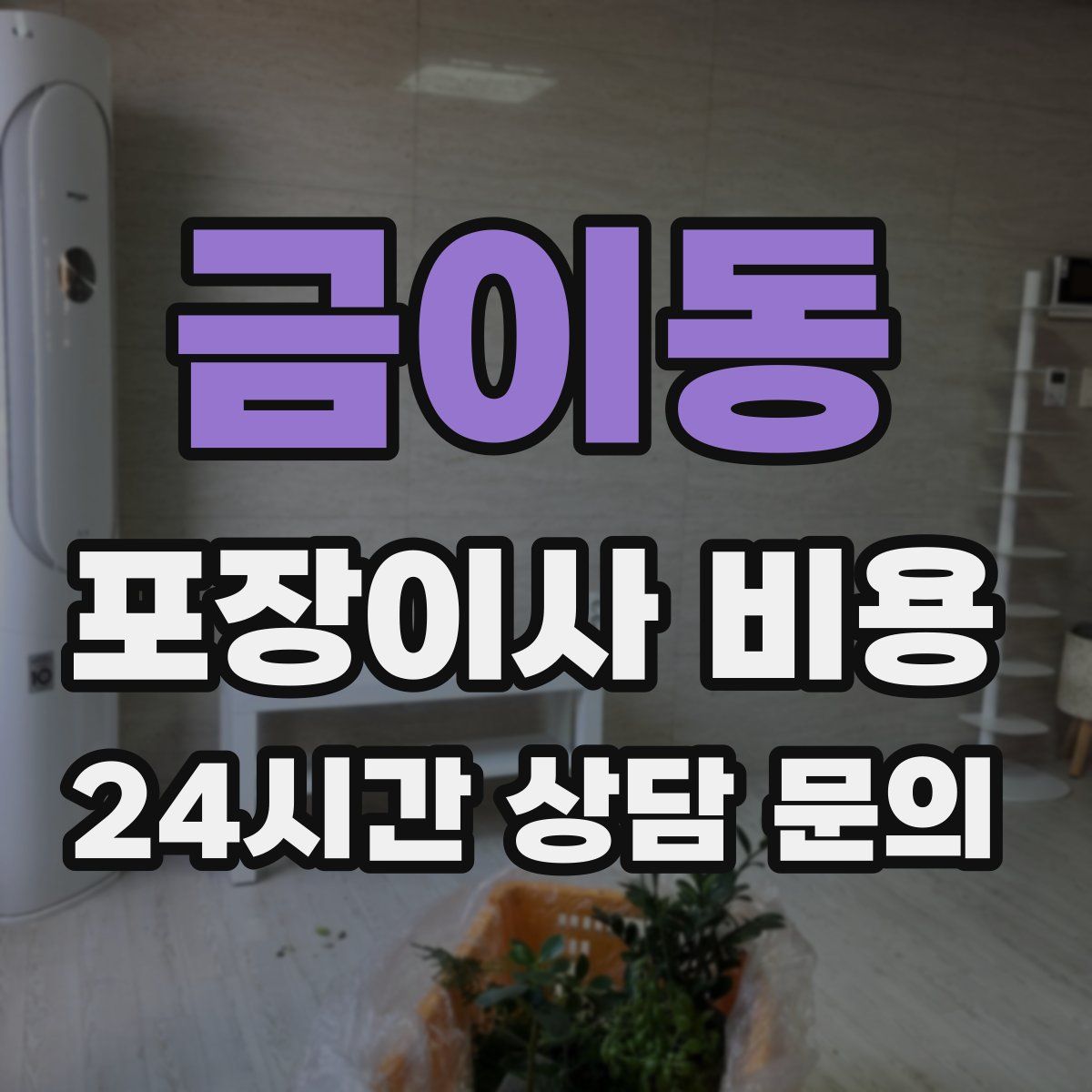 금이동 포장이사 비용