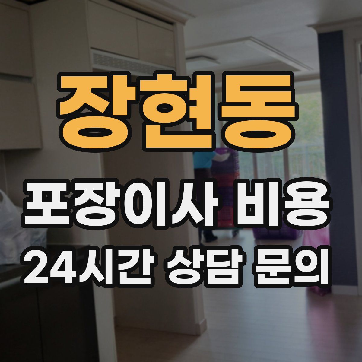 장현동 포장이사 비용