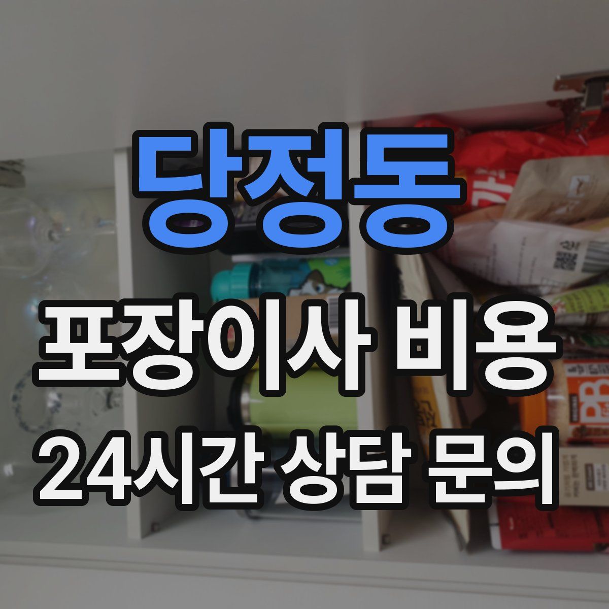 당정동 포장이사 비용