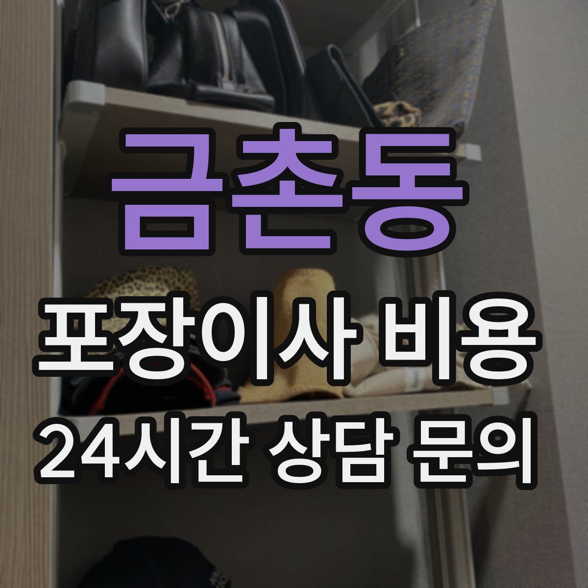 금촌동 포장이사 비용