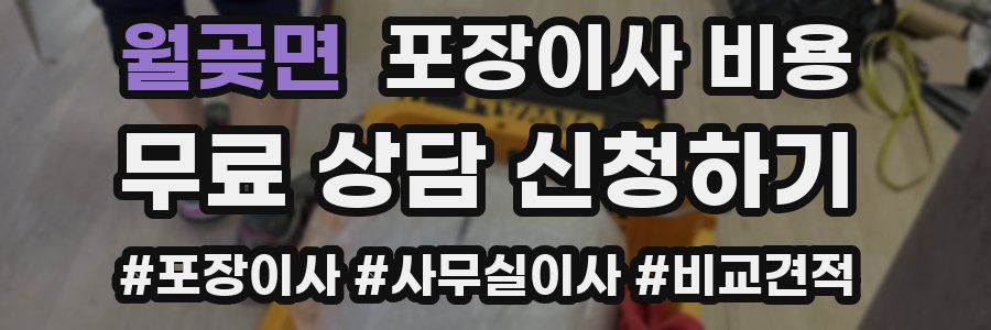 월곶면 포장이사 비용