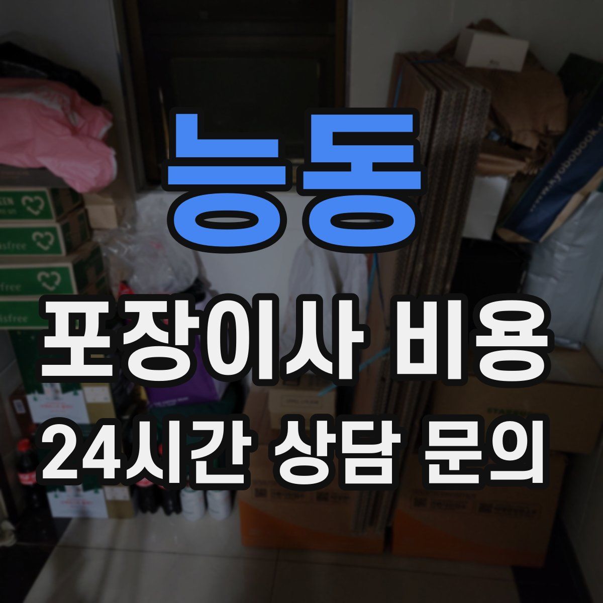 능동 포장이사 비용