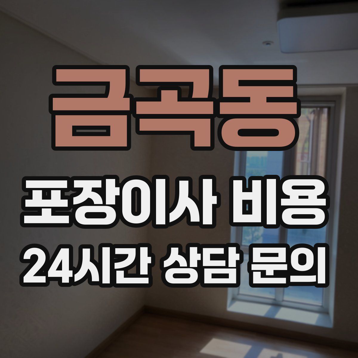 금곡동 포장이사 비용