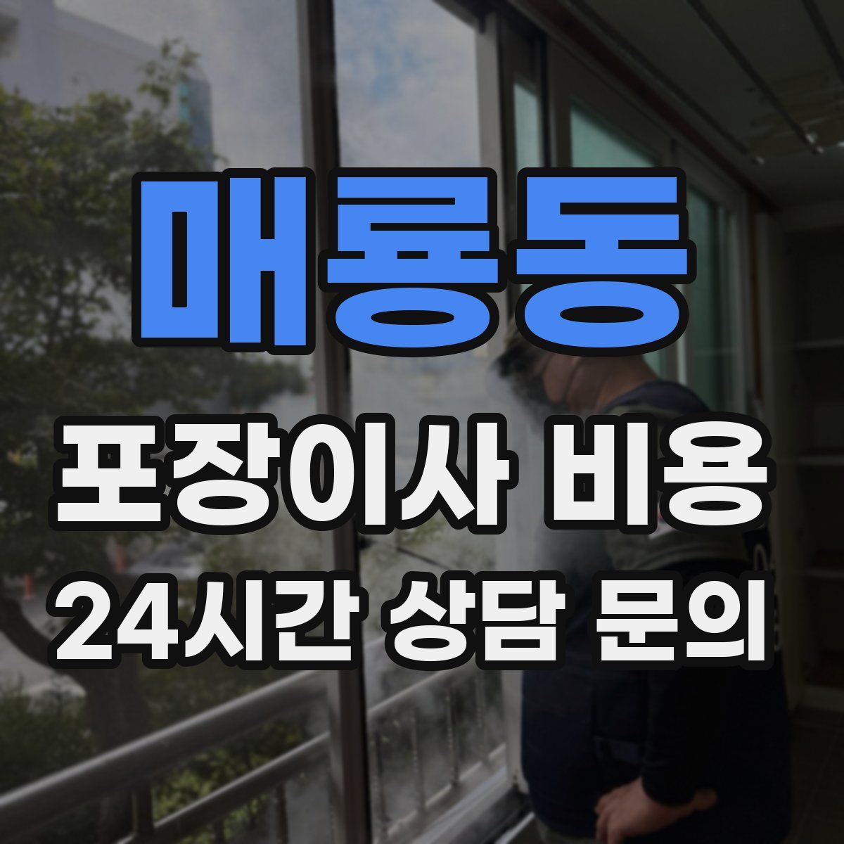 매룡동 포장이사 비용