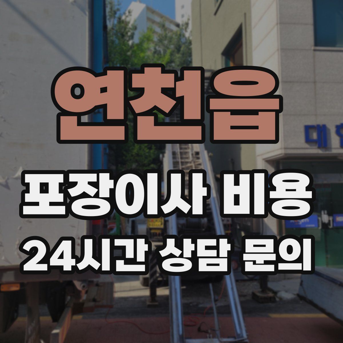 연천읍 포장이사 비용