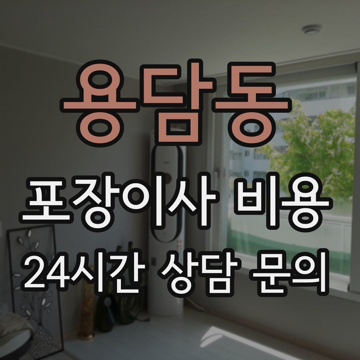 용담동 포장이사 비용