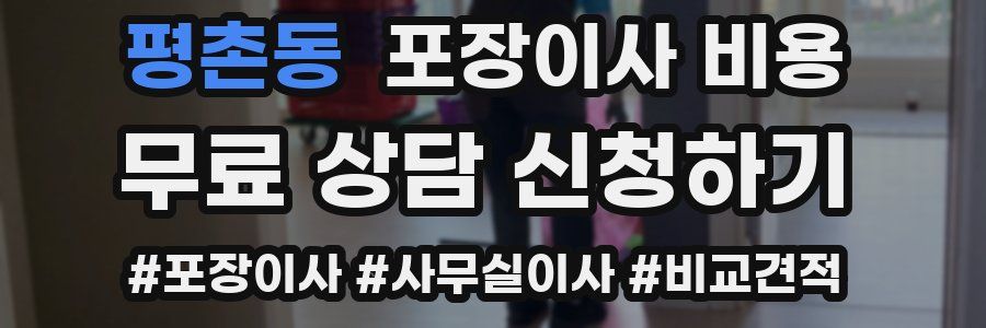 평촌동 포장이사 비용