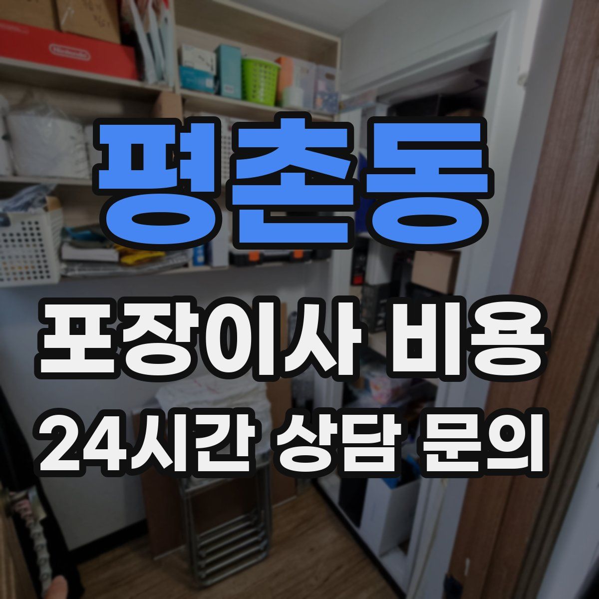 평촌동 포장이사 비용