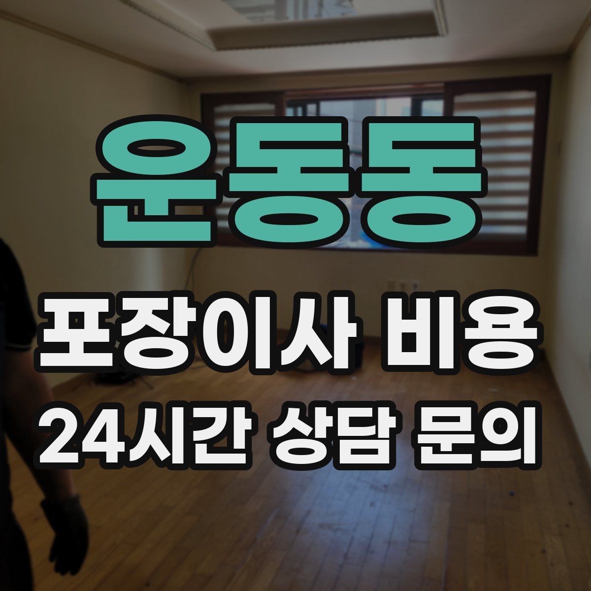 운동동 포장이사 비용