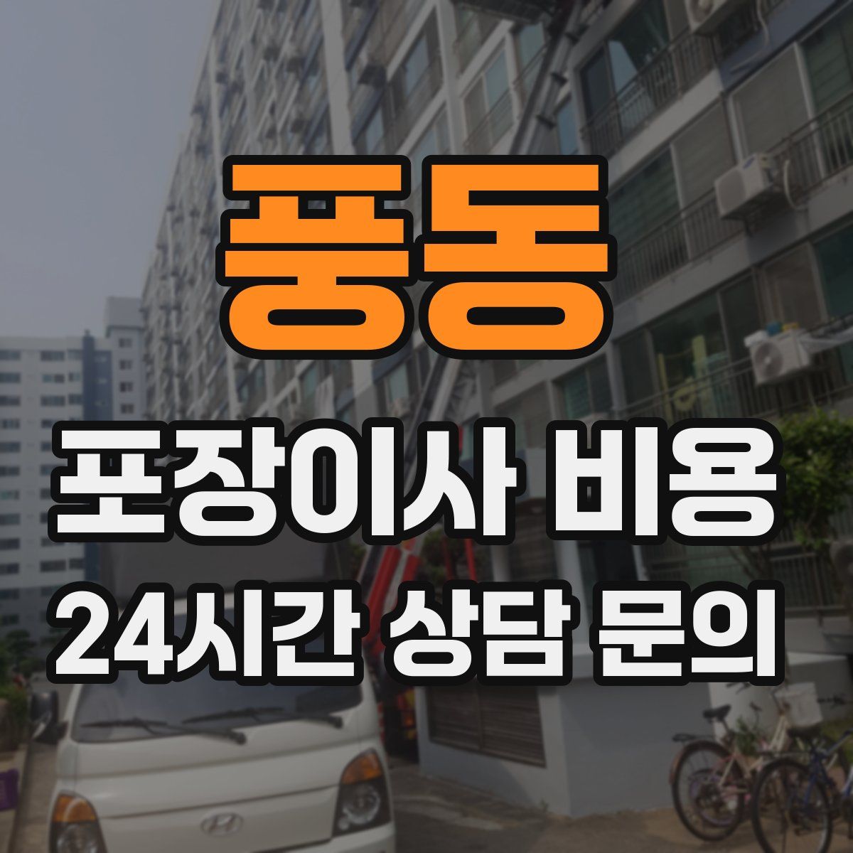 풍동 포장이사 비용