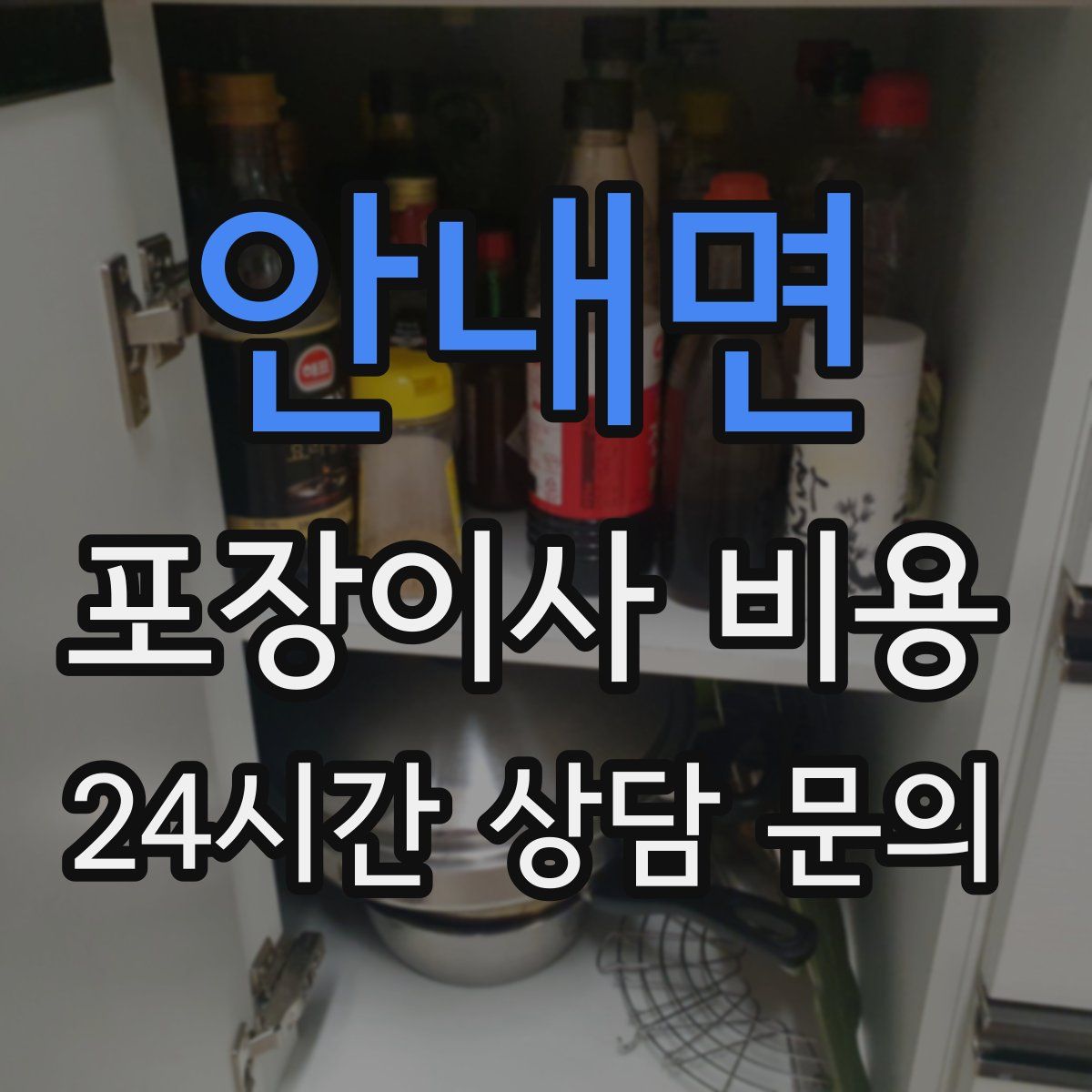 안내면 포장이사 비용
