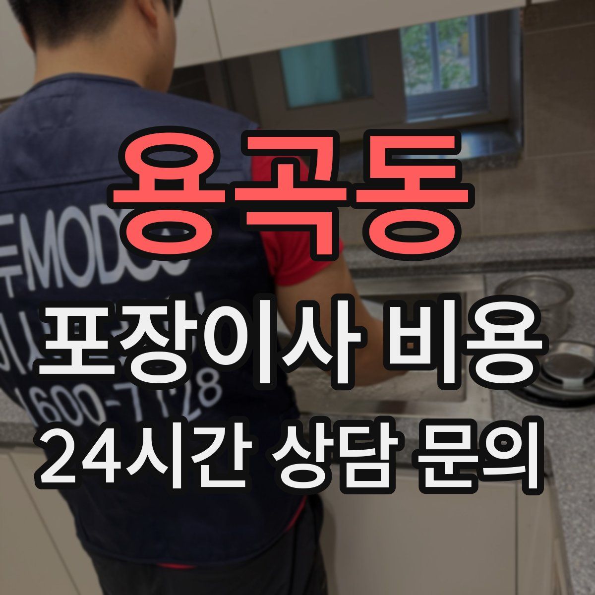 용곡동 포장이사 비용