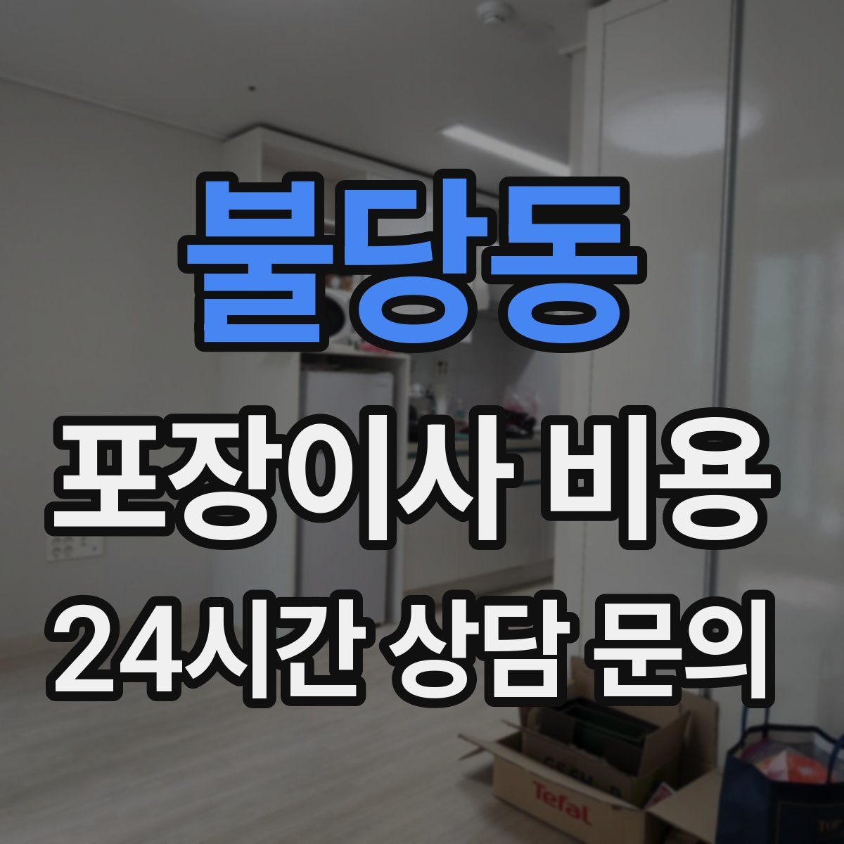 불당동 포장이사 비용