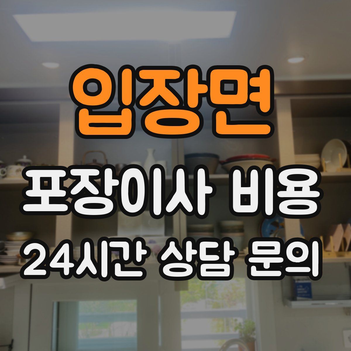 입장면 포장이사 비용