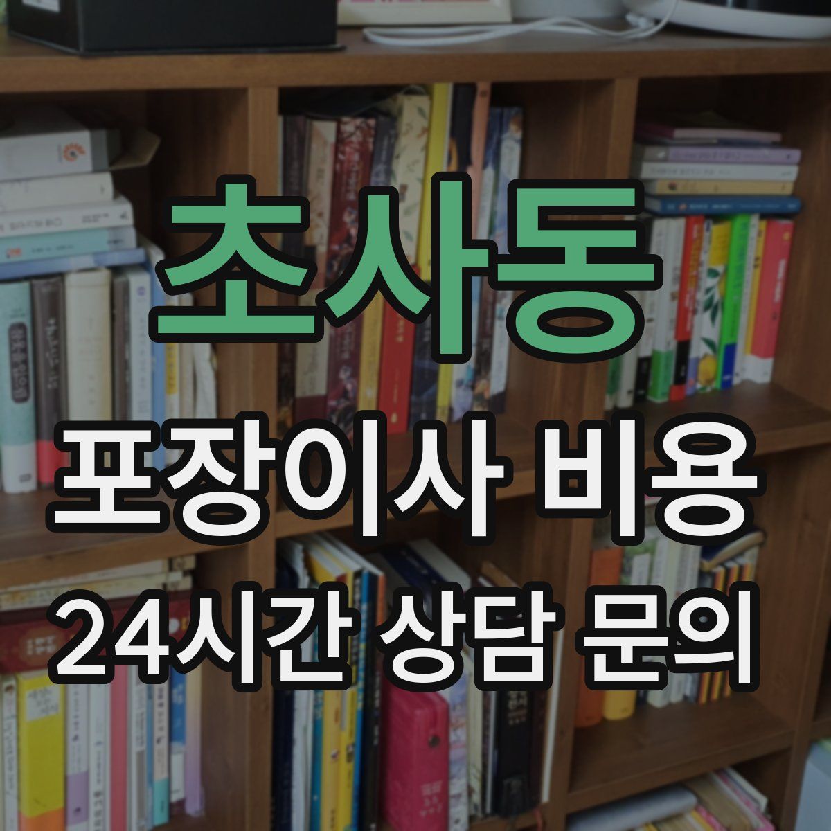 초사동 포장이사 비용