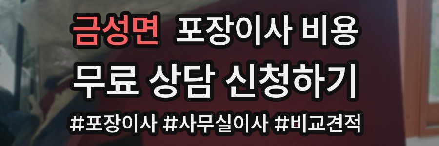 금성면 포장이사 비용