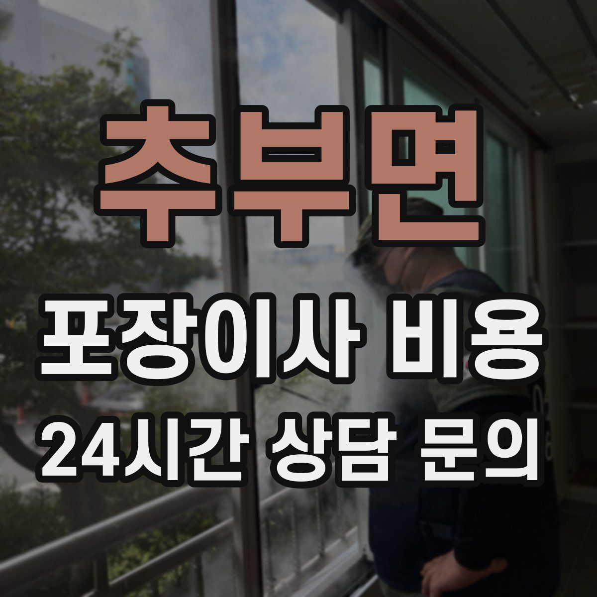 추부면 포장이사 비용