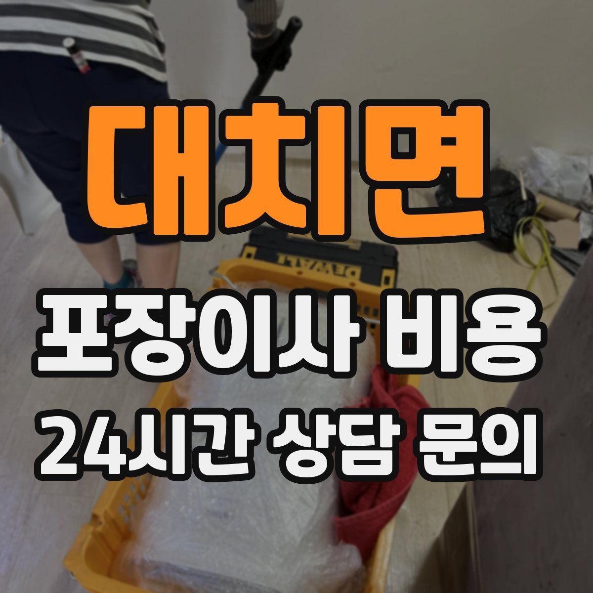 대치면 포장이사 비용