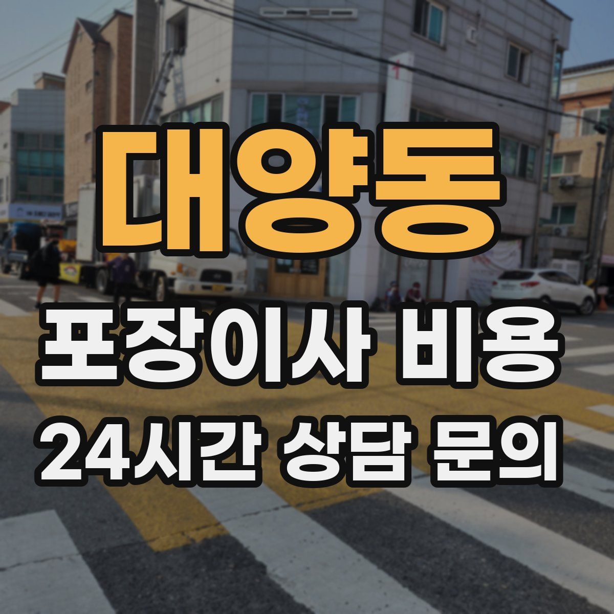 대양동 포장이사 비용