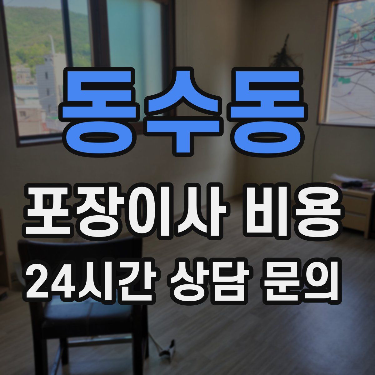 동수동 포장이사 비용