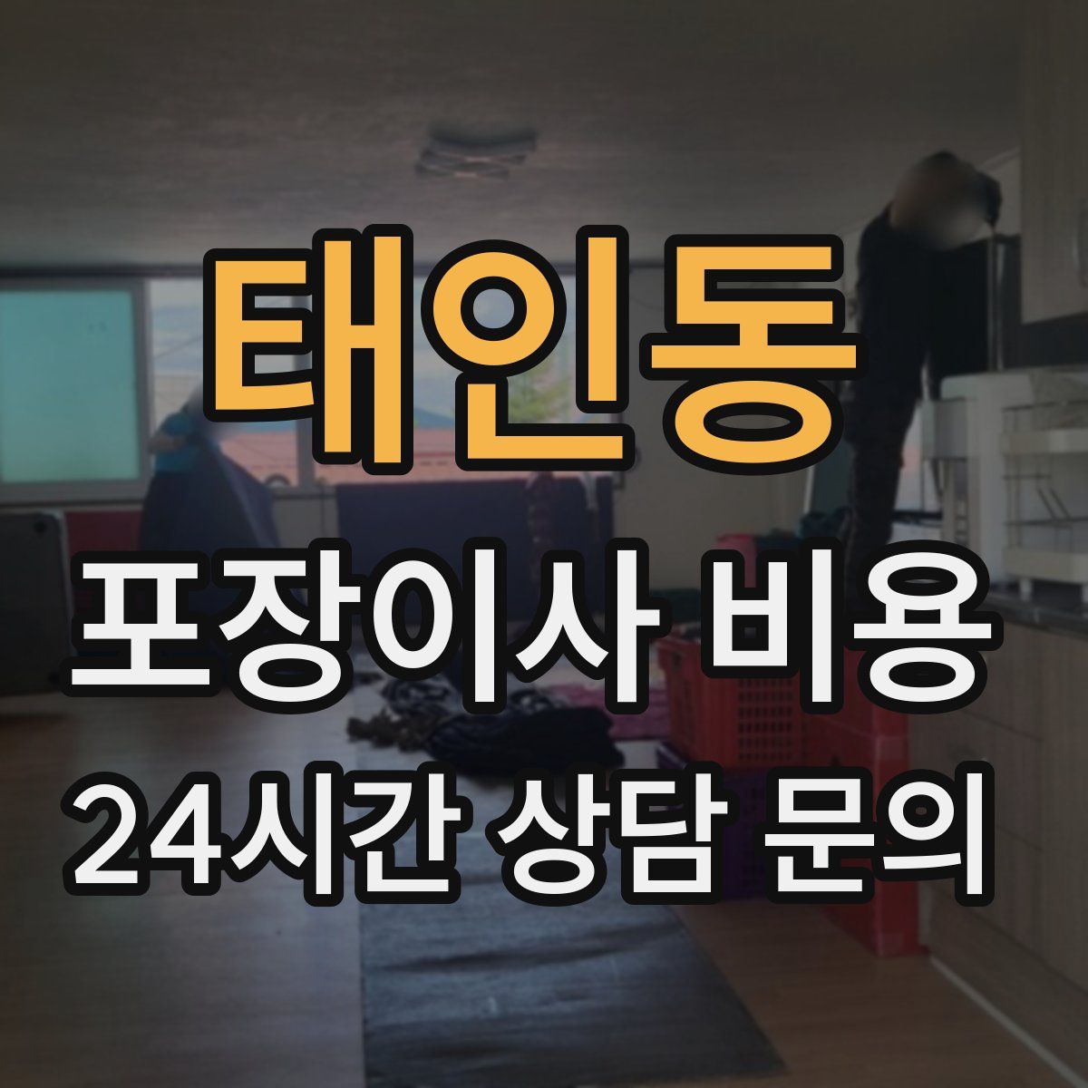태인동 포장이사 비용