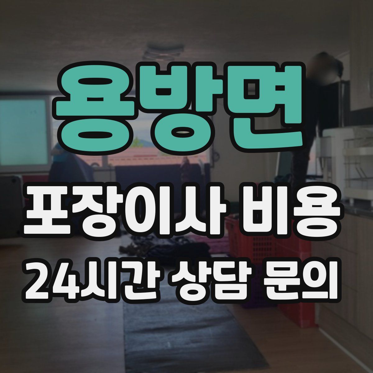 용방면 포장이사 비용