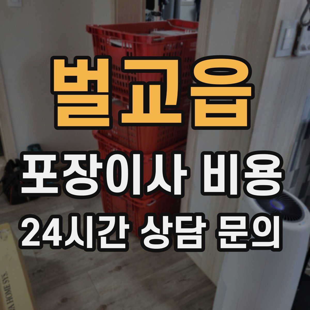 벌교읍 포장이사 비용