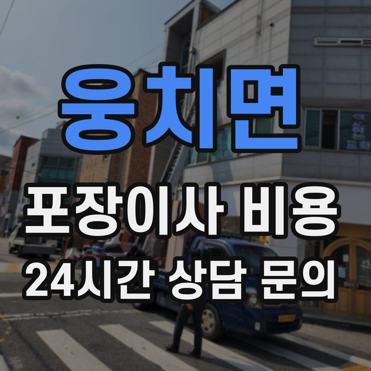웅치면 포장이사 비용