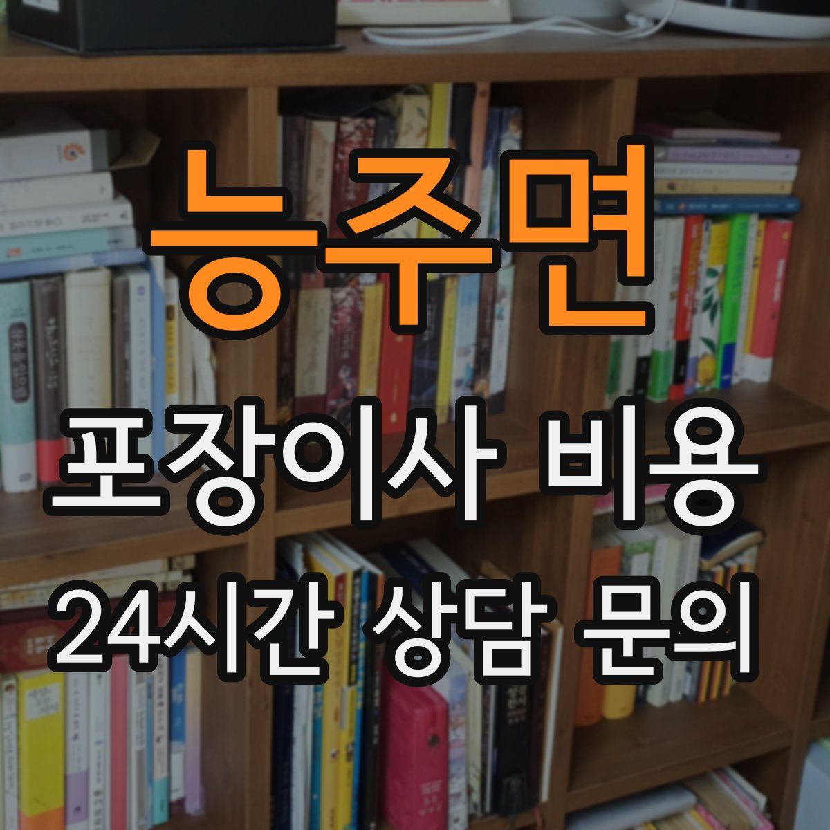 능주면 포장이사 비용