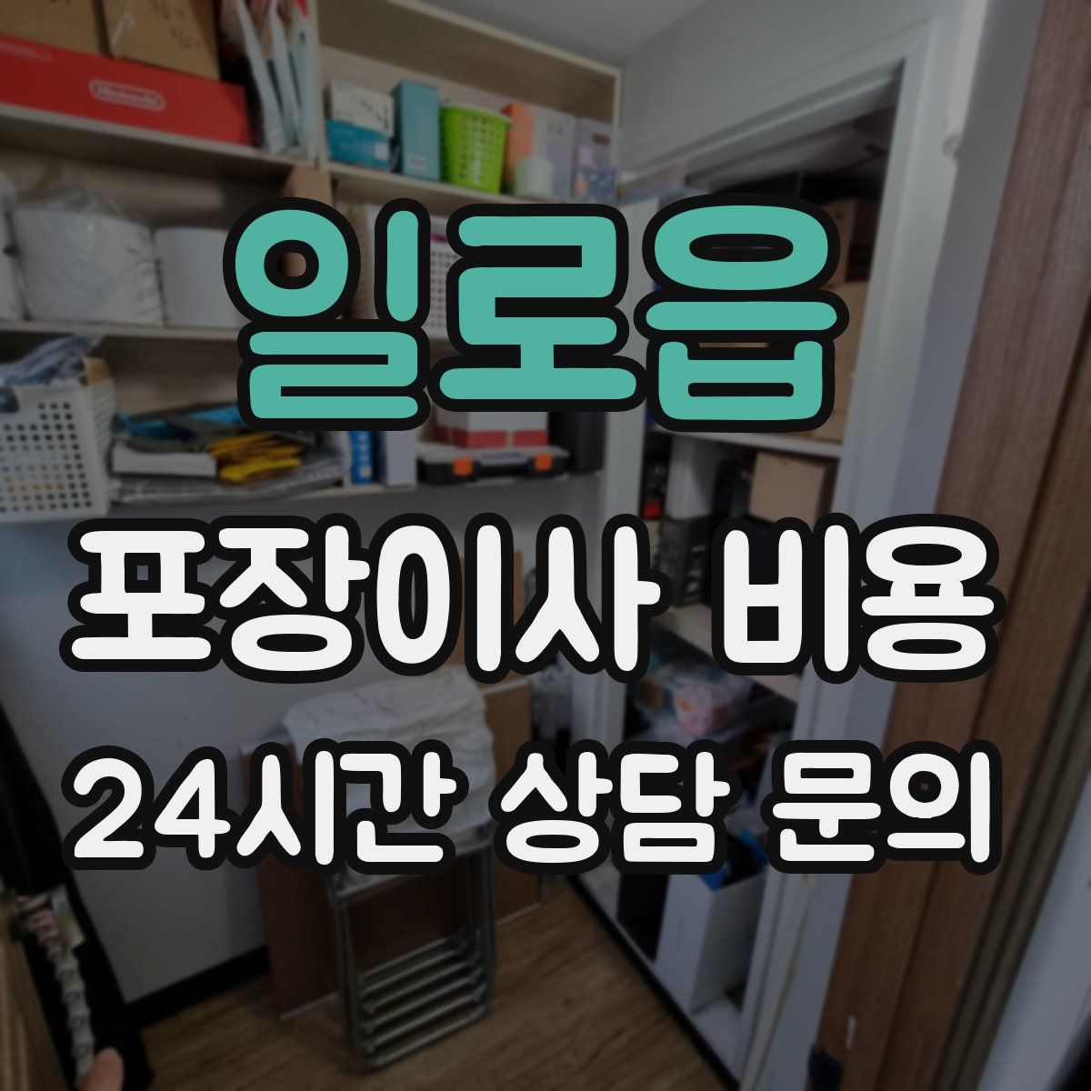 일로읍 포장이사 비용