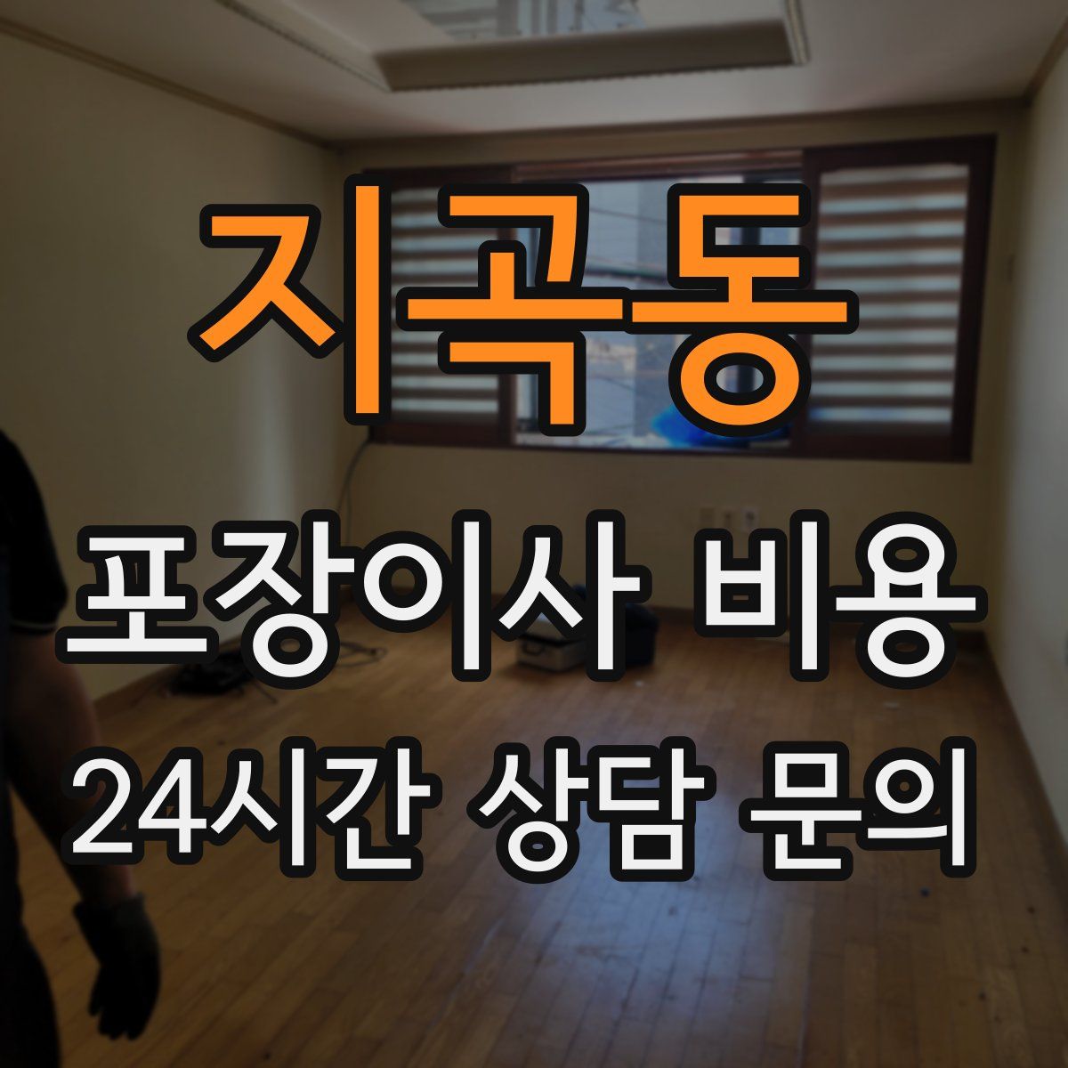 지곡동 포장이사 비용