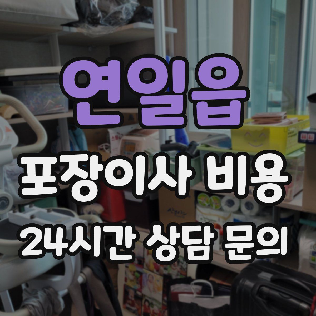 연일읍 포장이사 비용