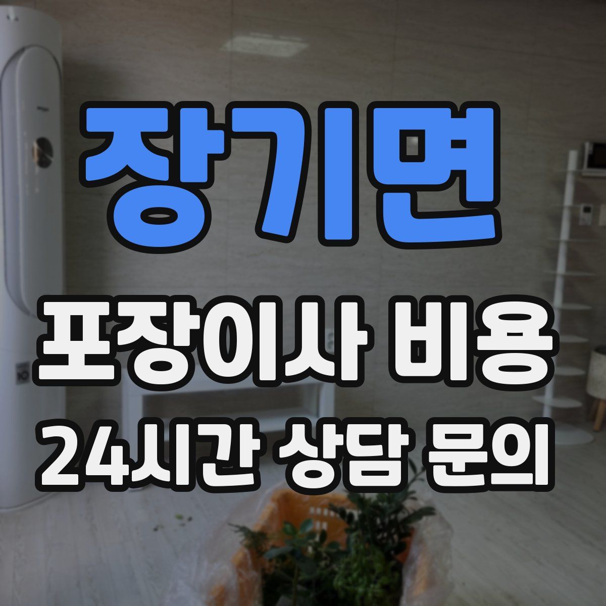 장기면 포장이사 비용