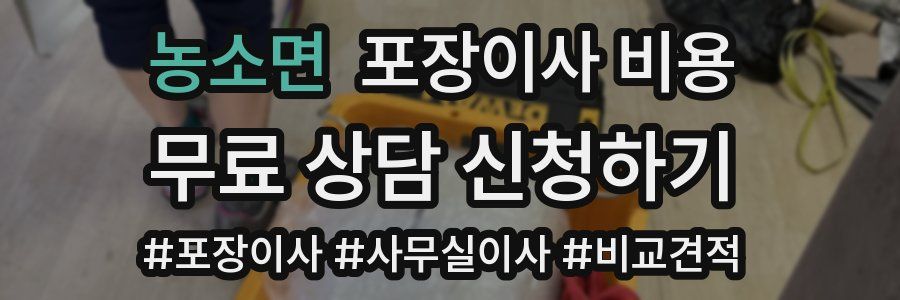 농소면 포장이사 비용