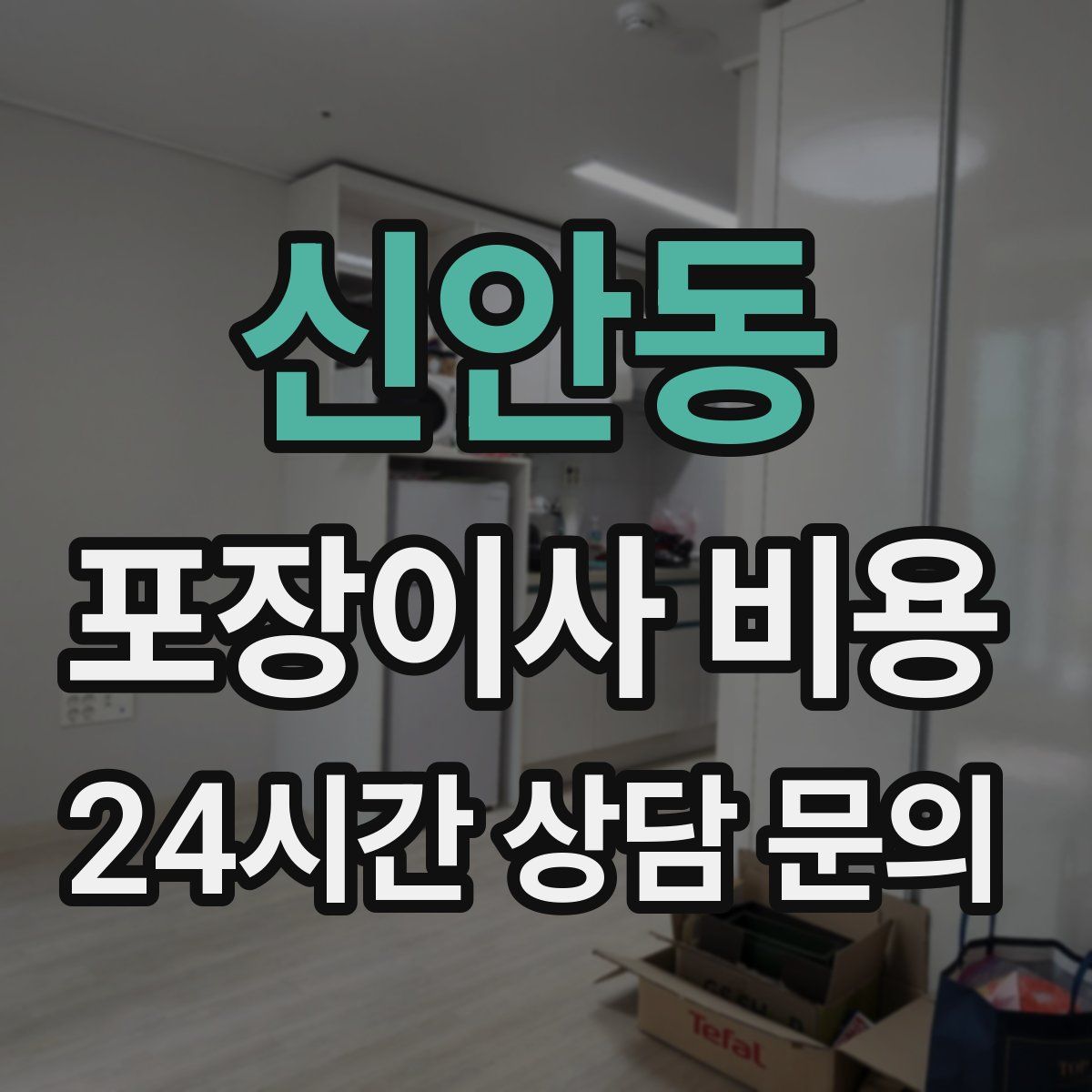 신안동 포장이사 비용