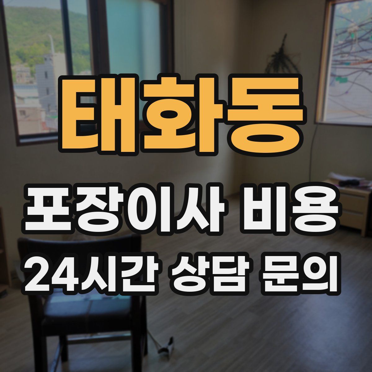 태화동 포장이사 비용