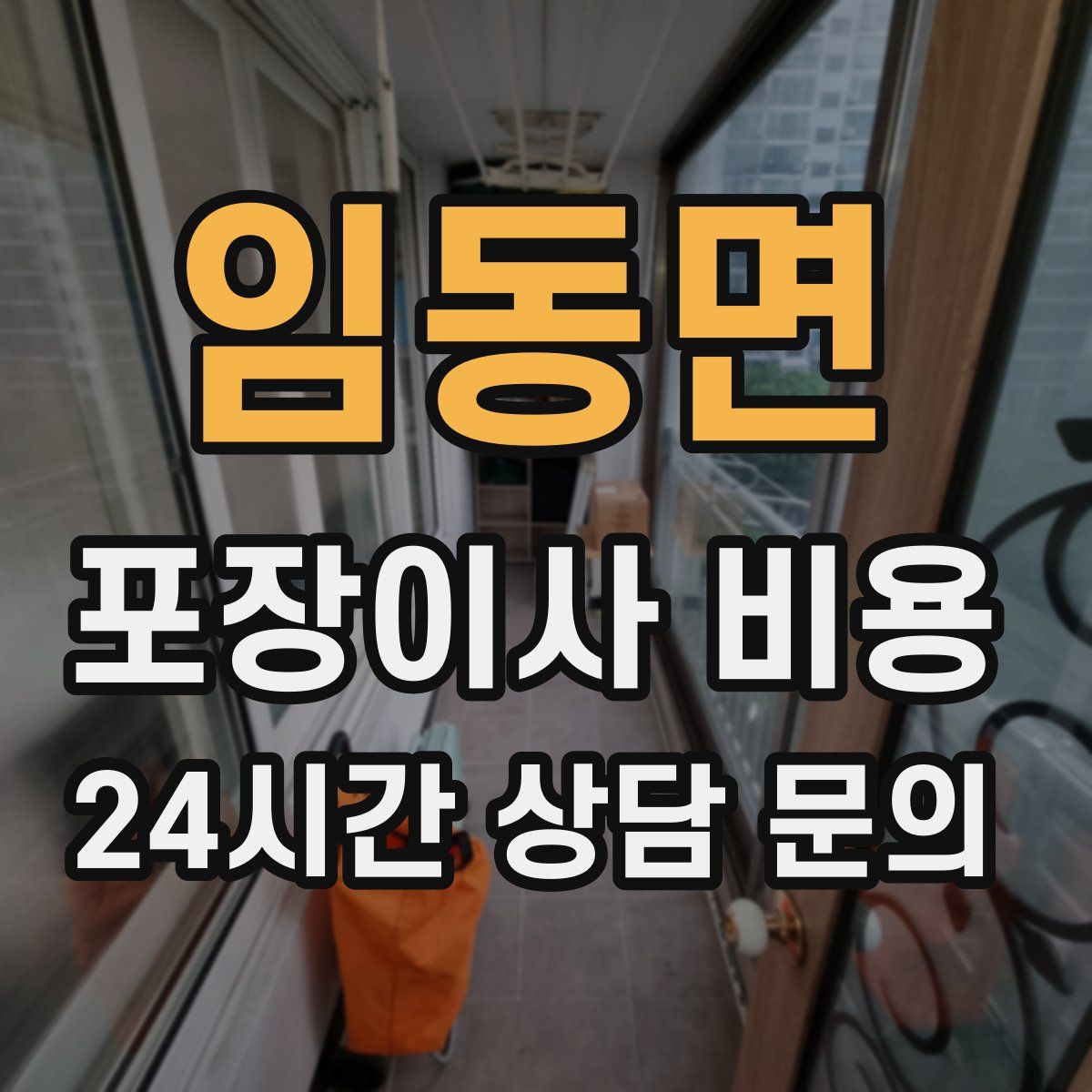 임동면 포장이사 비용