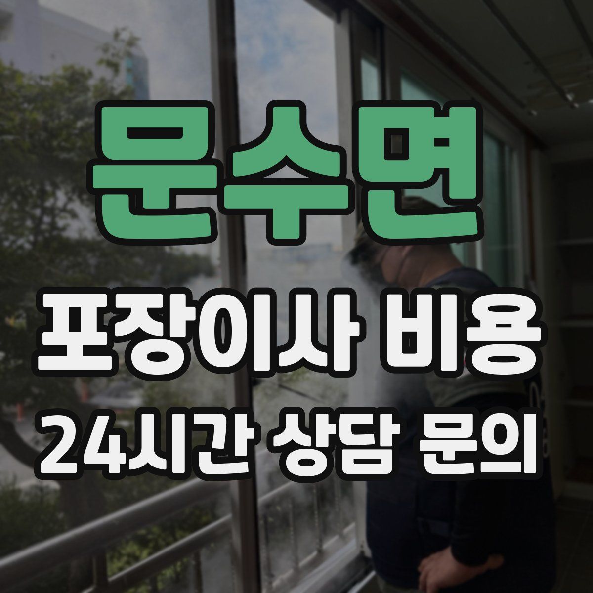 문수면 포장이사 비용